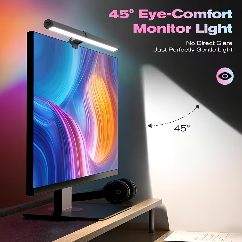 Touch Dimmer Lamp - USB 전원 LED 모니터 라이트 바,