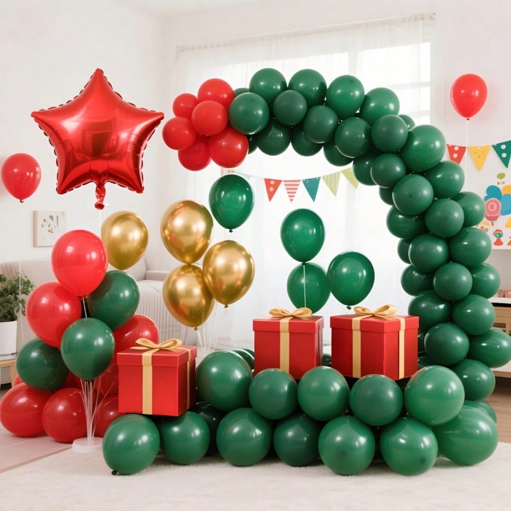 Lighting Decor Photos - 134개 크리스마스 풍선 가랜드 아치 키트,