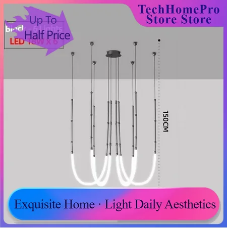 Decor Lighting Online - TechHPNordic 현대 미술 라인 Led 펜던트