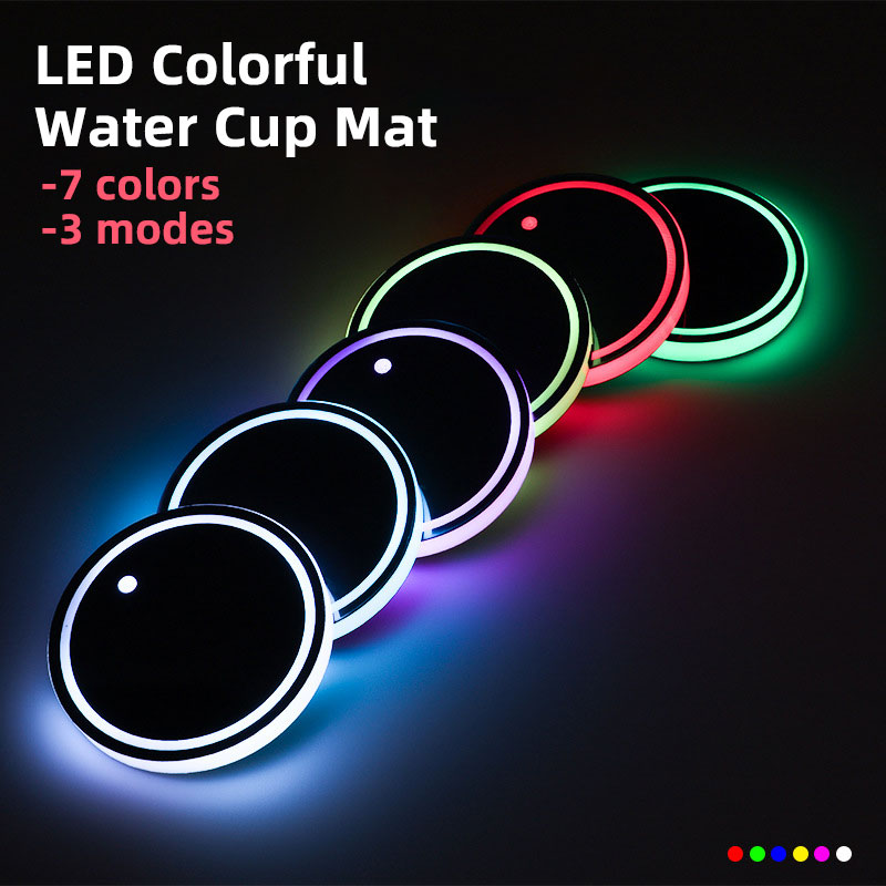 Up Lighting Decor - 새로운 LED 컵홀더 조명 자동차 충전식