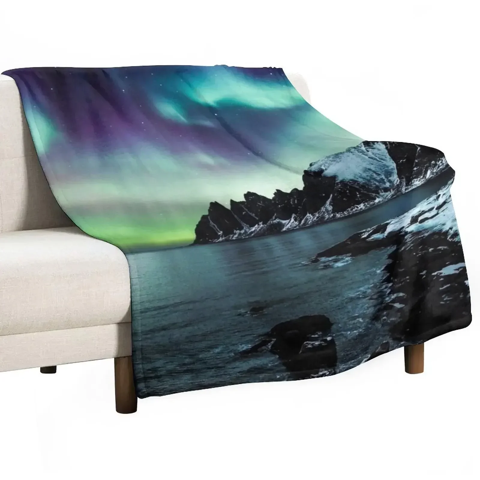Lighting Decoration Ideas For Home - Northern Lights III 담요 장식용 침대용품