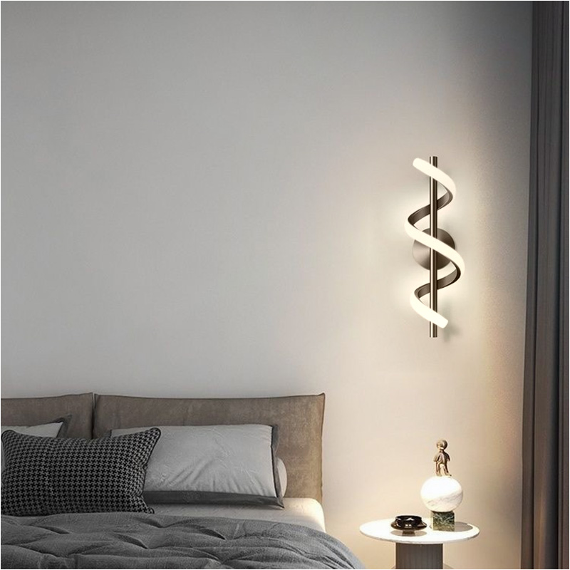 미니멀리스트 LED 벽 램프, 북유럽 스타일 침실 머리 - Decor Lighting Online 리뷰 및 가격