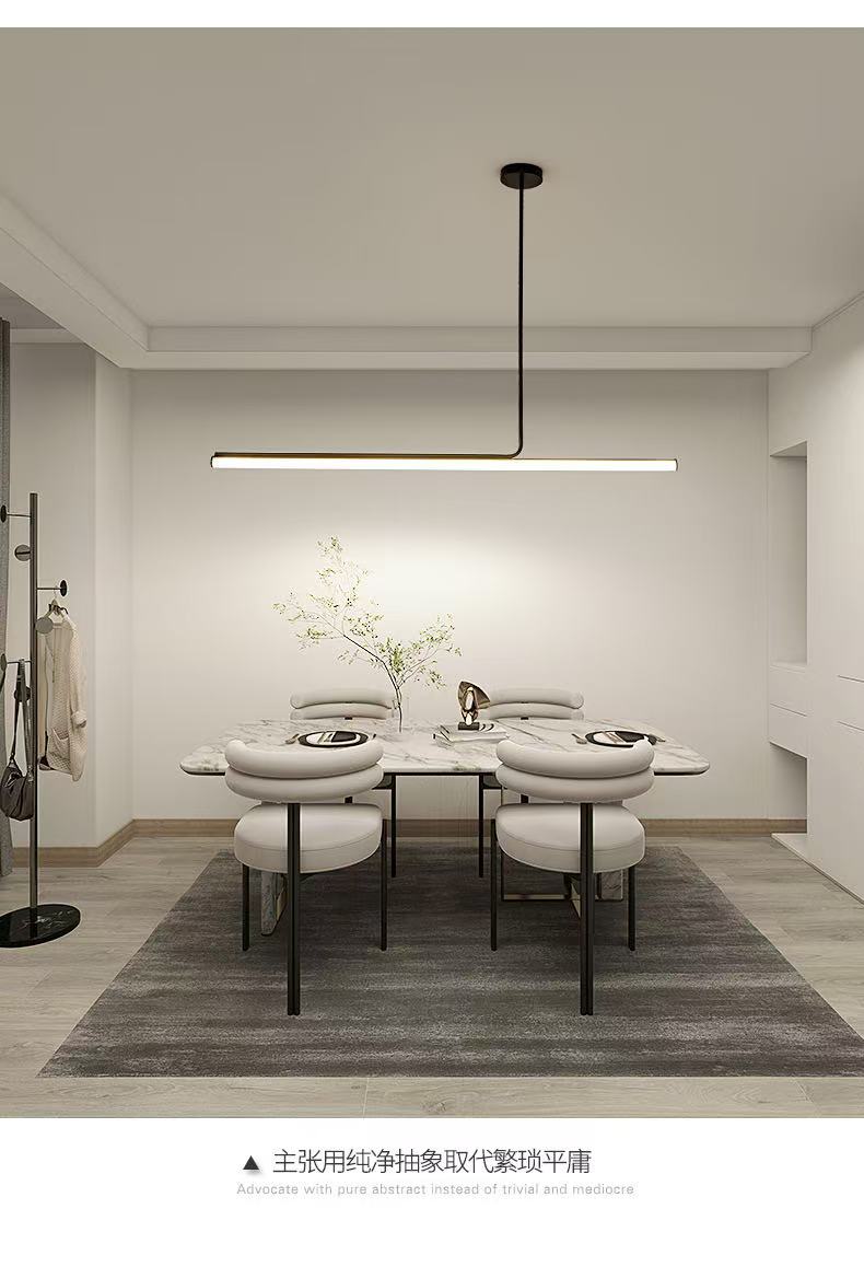 현대식 LED 라인 펜던트 조명 미니멀리스트 행잉 조명 - Decor Lighting Online 리뷰 및 가격