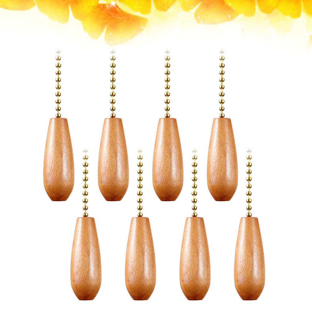 8개의 나무 조명 펜던트 체인, 천장 선풍기 램프용,  - Decor Lighting Ceiling Fans 리뷰 및 가격
