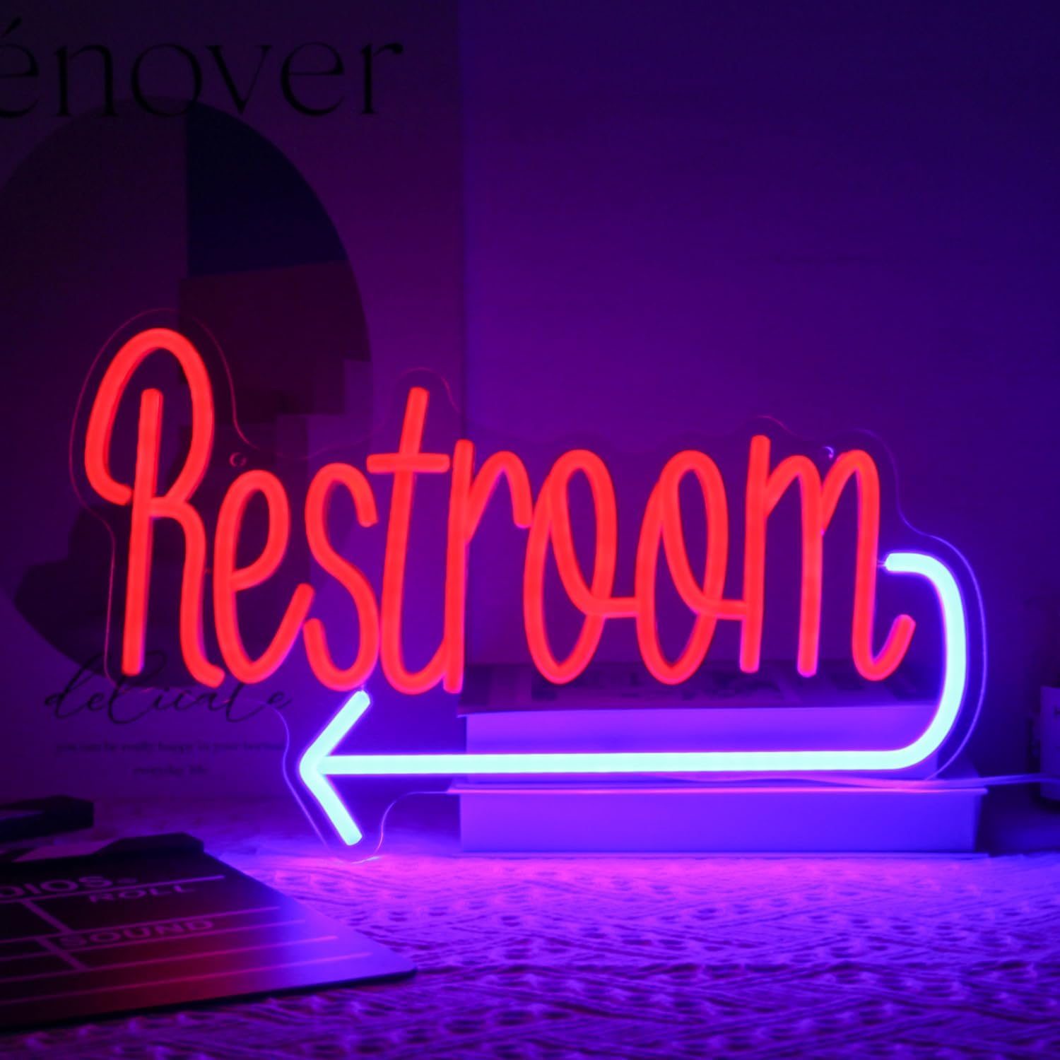 화장실 네온 사인 변기 네온 조명 표지판, 벽 장식,  - Restaurant Lighting Decoration 리뷰 및 가격
