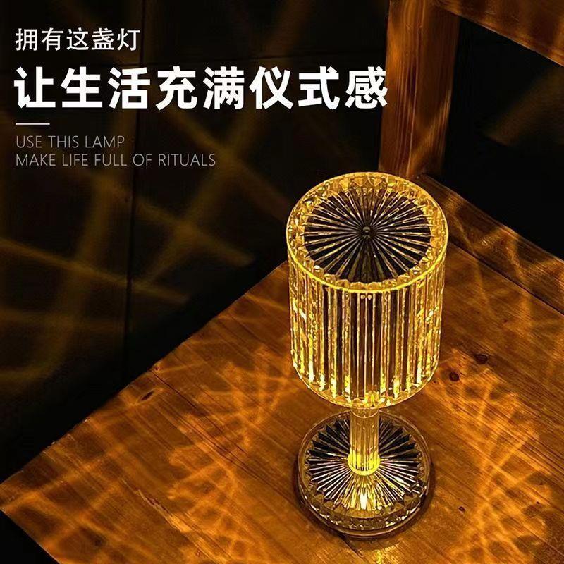 모던 럭셔리 크리스탈 테이블 램프 창의적인 금속 프레임 - Lighting Decoration Ideas For Home 리뷰 및 가격