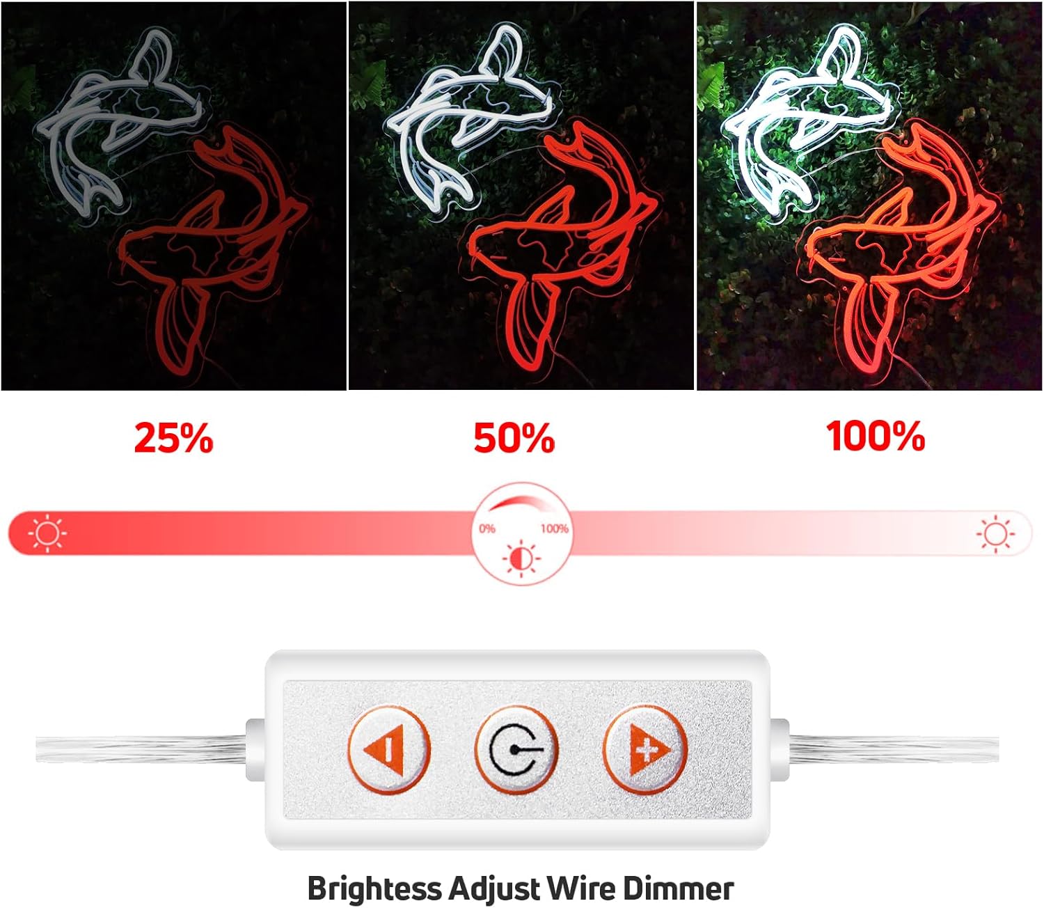 코이 물고기 네온사인 USB LED 네온 조명 거실 침 - Restaurant Lighting Decoration 리뷰 및 가격