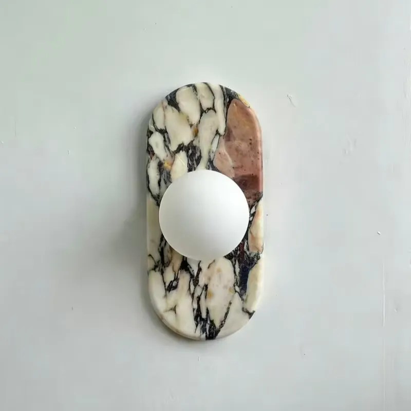 SJX 미니멀리스트 내추럴 칼라카타 비올라 대리석 벽등 - Lighting Decoration In Bedroom 리뷰 및 가격