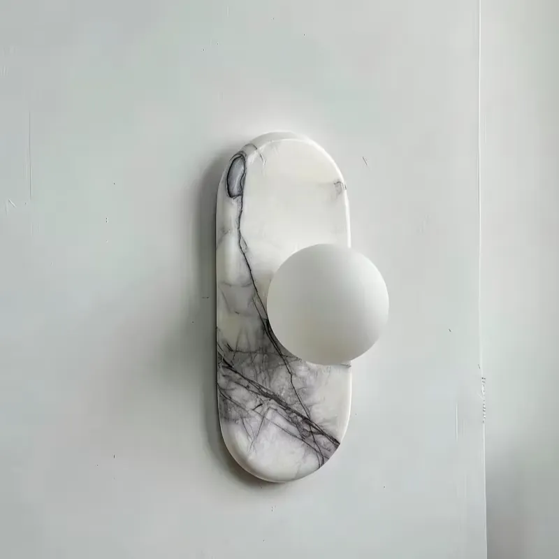 SJX 미니멀리스트 내추럴 칼라카타 비올라 대리석 벽등 - Lighting Decoration In Bedroom 리뷰 및 가격