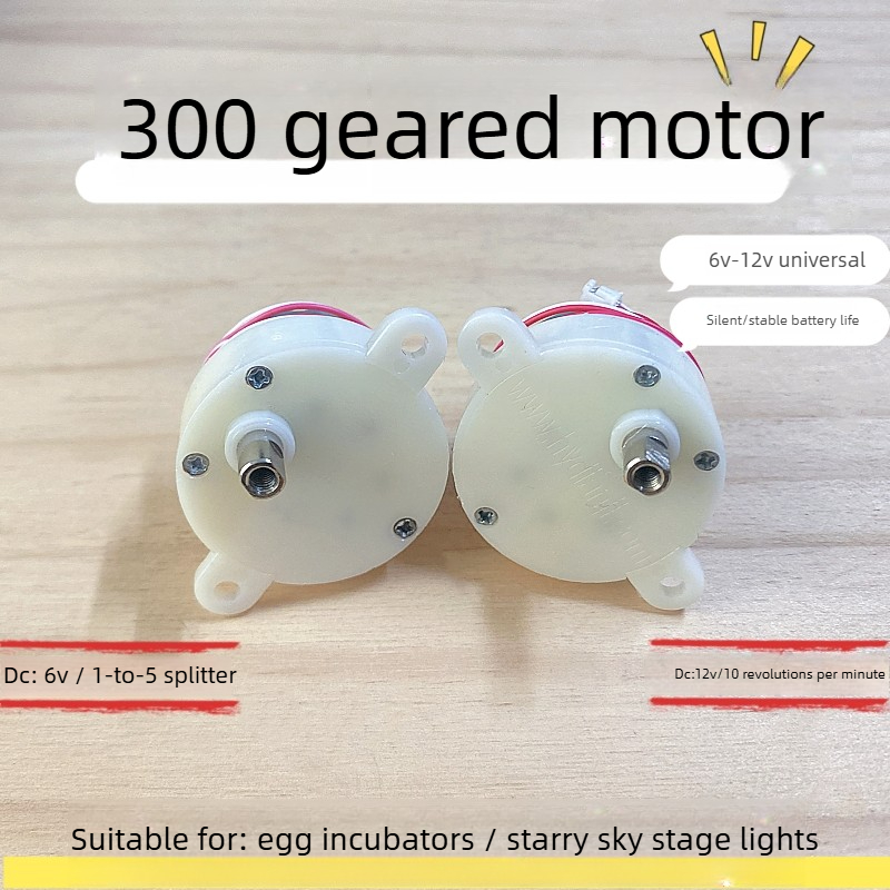 저속 DC 기어 모터 6V 12V 300 모델 5RPM - Decor Lighting Ie 리뷰 및 가격