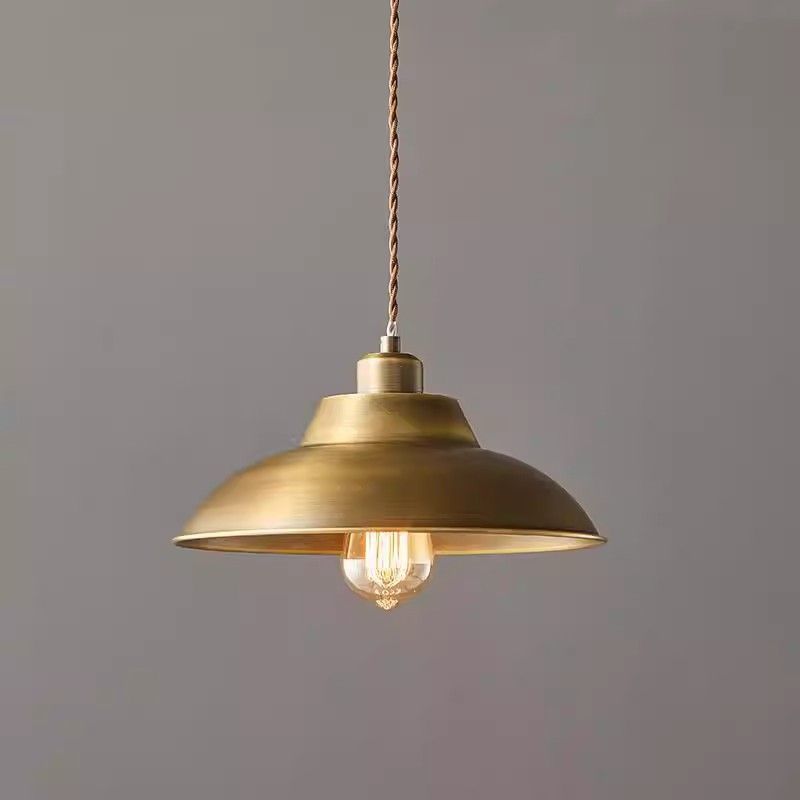 북유럽 미니멀리스트 아메리칸 빈티지 황동 싱글 롱 라인 - Decor Lighting Online 리뷰 및 가격
