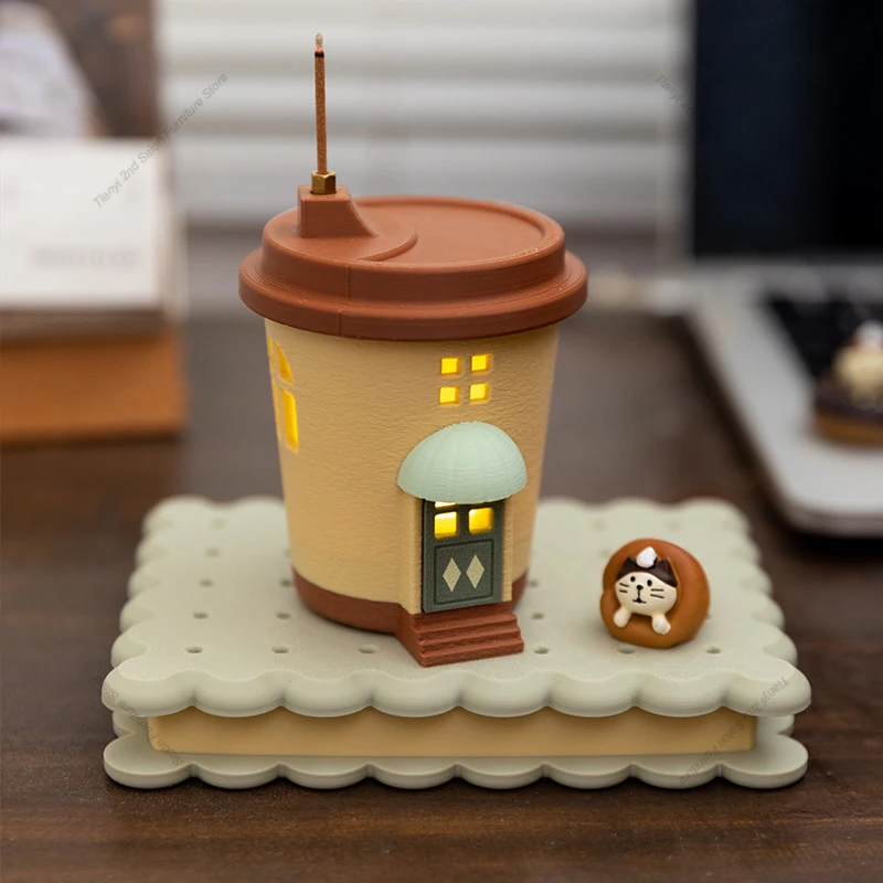 ​ ​ 빈티지 아메리칸 커피 머그잔 야간 조명, 향꽂이 - Lighting Decoration Ideas For Home 리뷰 및 가격