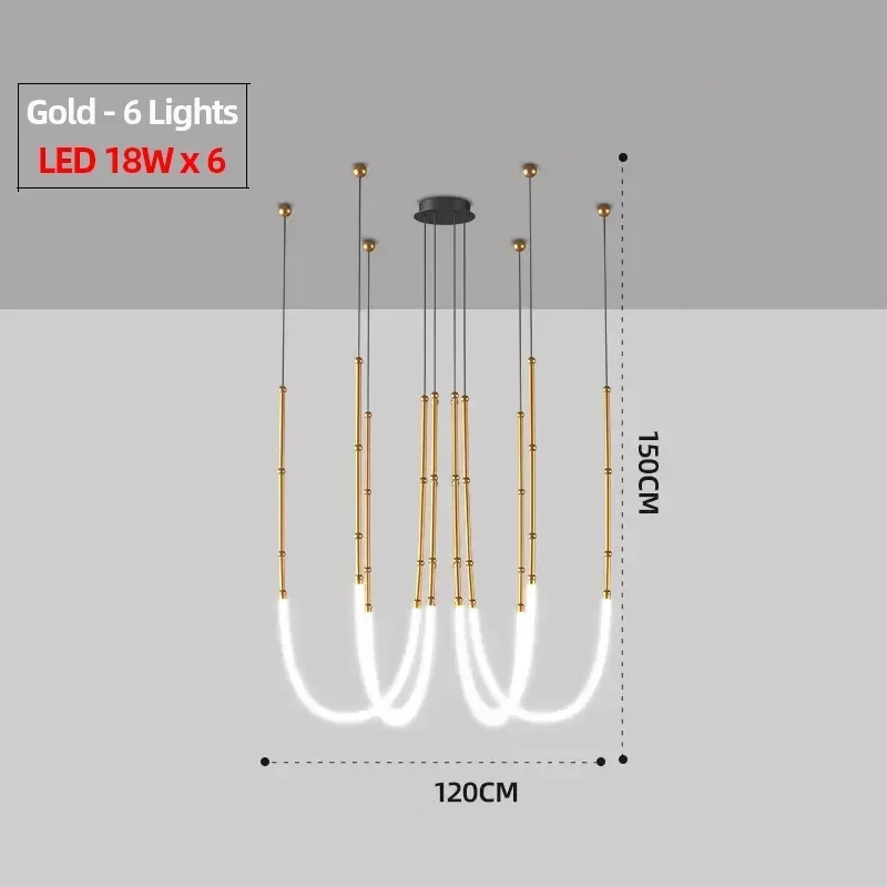 TechHPNordic 현대 미술 라인 Led 펜던트  - Decor Lighting Online 리뷰 및 가격