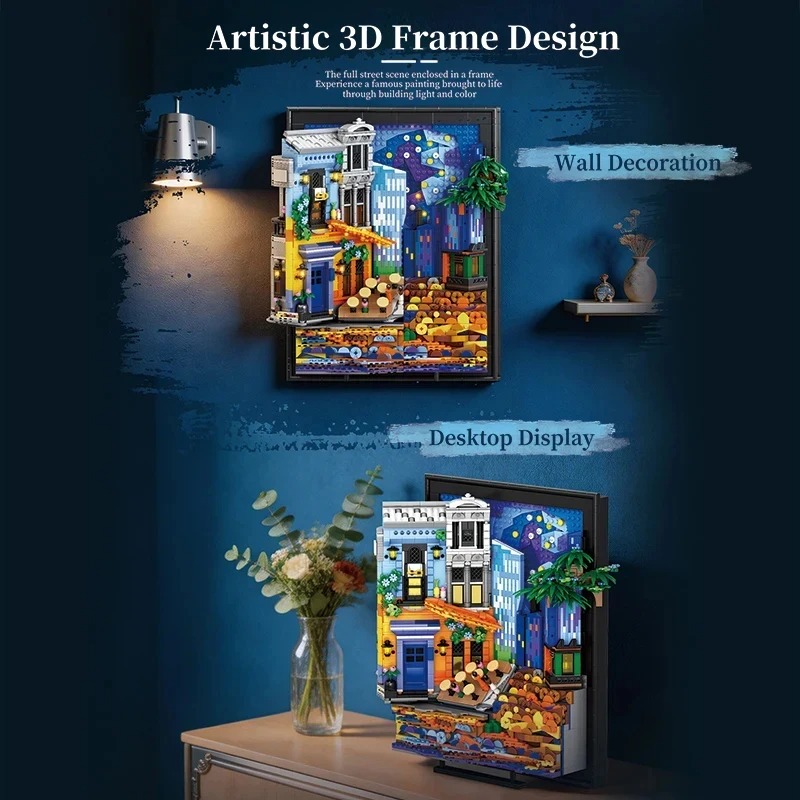 밤하늘 카페 액자 2678PCS LED 조명이 있는 빌 - Lighting Decoration Ideas For Home 리뷰 및 가격