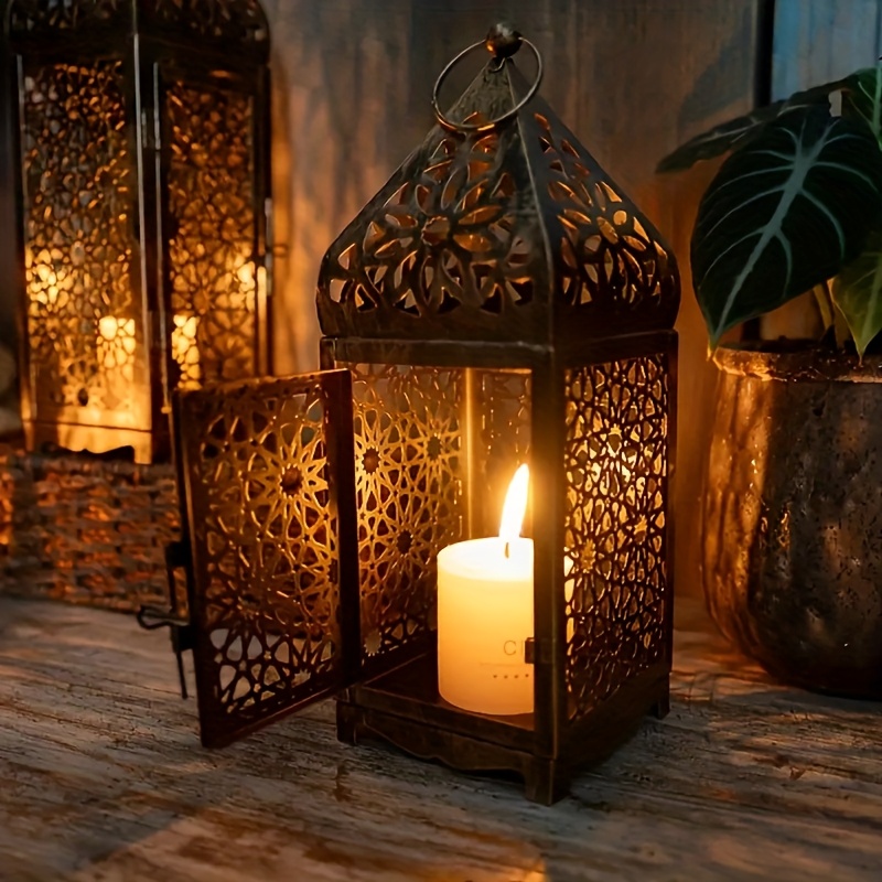 중동 아랍풍 메탈 빈티지 풍등 랜턴 캔들 홀더 홈데코  - Lighting Decoration Ideas For Home 리뷰 및 가격