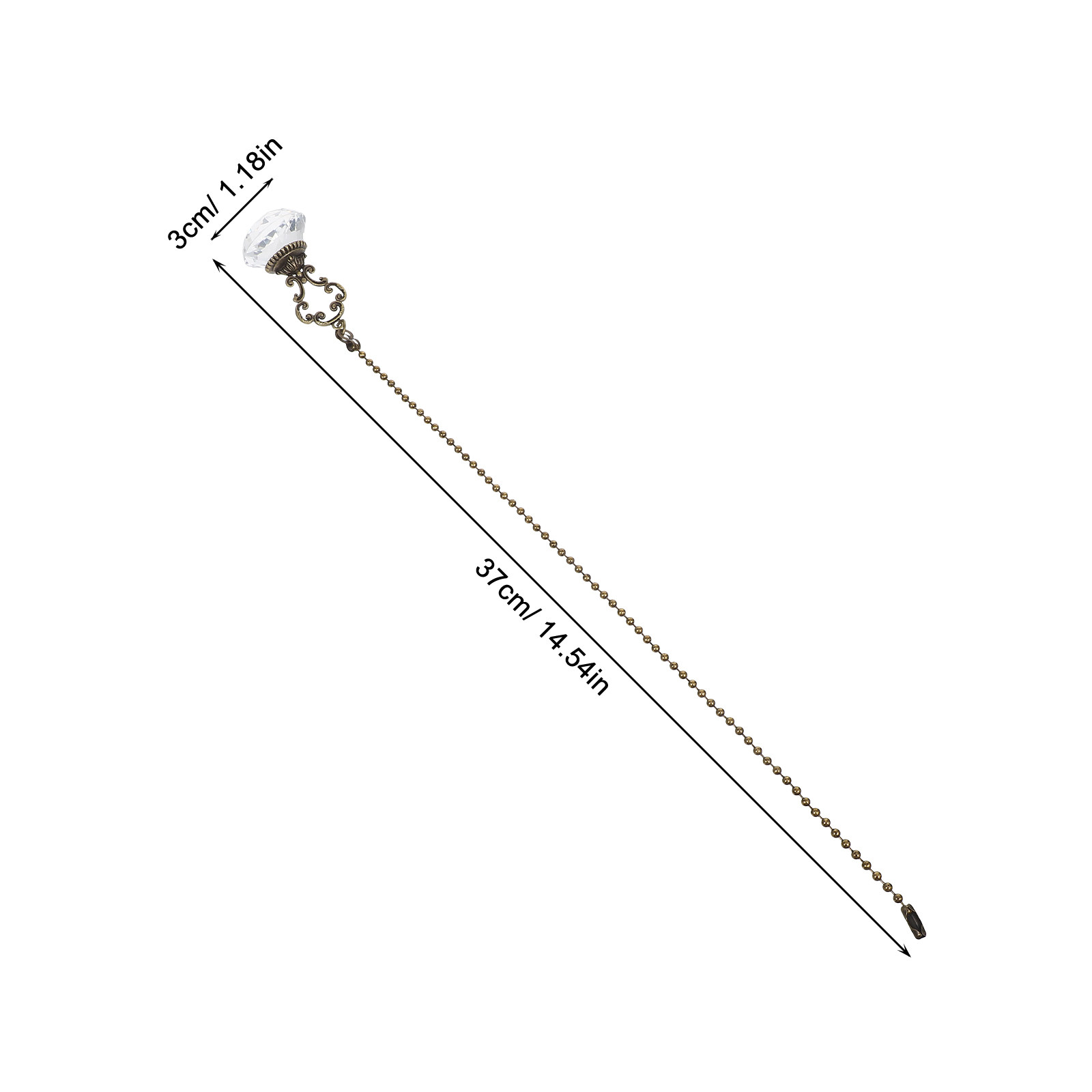 2개 크리스탈 천장 선풍기 체인 연장기, 조절 가능한  - Decor Lighting Ceiling Fans 리뷰 및 가격
