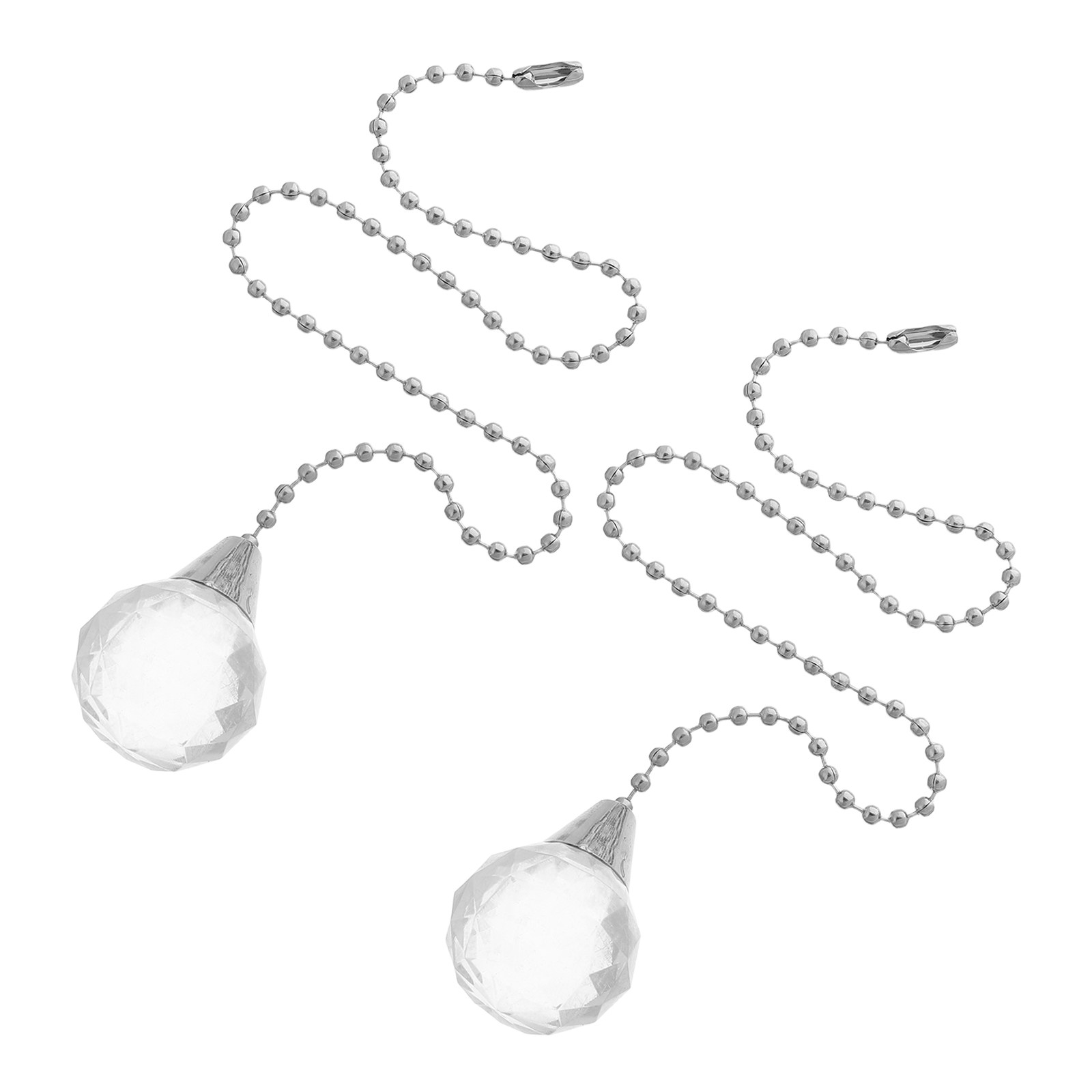 2개입 천장 팬 체인 연장용 실버 풀 체인 크리스탈 프 - Decor Lighting Ceiling Fans 리뷰 및 가격