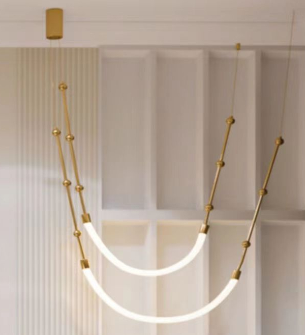 노르딕 라인 LED 실리콘 샹들리에 모던 크리에이티브  - Decor Lighting Online 리뷰 및 가격