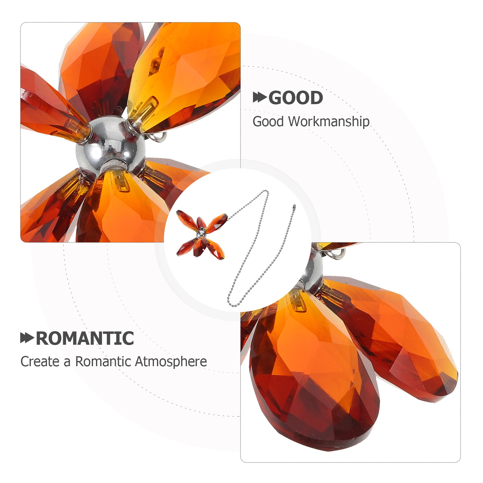 크리스탈 플라워 천장 선풍기 체인 펜던트 장식용 선캐쳐 - Decor Lighting Ceiling Fans 리뷰 및 가격